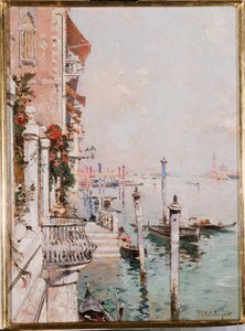 Canal Grande, Venedig av Franz Richard Unterberger