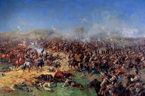 Slaget vid Borodino den 26 augusti 1812. Tredje franska attacken 1913.