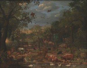 Paradiset före människans fall av Franz Rösel von Rosenhof