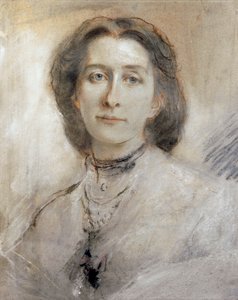 Tyskland, Porträtt av Cosima Francesca Gaetana Wagner (1837 - 1930), dotter till Franz Liszt och andra fru till Richard Wagner
