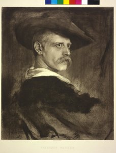Målning av Franz von Lenbach Fridtjof Nansen av Franz Seraph von Lenbach