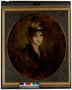 Porträtt Av En Prinsessan Aldobrandini av Franz Seraph von Lenbach