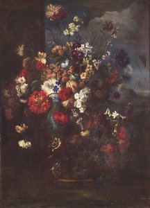 Blomma stycke