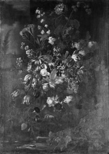 Blomma stycke