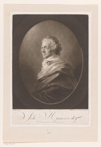 Porträtt av Johann Huncžovsky Joh. Huncžovsky / Chirurgiae Professor (titel på objekt) av Franz Wrenk