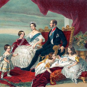 Drottning Victoria av England och hennes familj