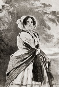 Victoria, hertiginna av Kent och Strathearn, från boken "V.R.I. Her Life and Empire" av The Marquis of Lorne (tryck)
