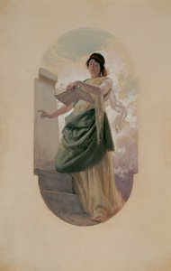 Epigrammet, en studie, 1890 (penna, wc)