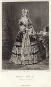 Maria Amalia från Neapel och Sicilien av Franz Xaver Winterhalter