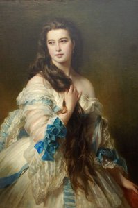 Nadezhda Nikolayevna Rimskaya-Korsakova född Purgold, ca. 1870 av Franz Xaver Winterhalter