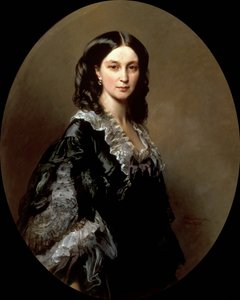 Porträtt av hertiginnan Elizaveta Alexandrovna Baryatinskaya, född prinsessan Chernysheva 1826-1902, 1858 av Franz Xaver Winterhalter