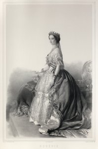 Porträtt av kejsarinnan Eugénie av Franz Xaver Winterhalter