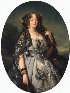 Porträtt av prinsessan Sophia Radziwill, 1864 av Franz Xaver Winterhalter