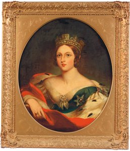 Porträtt av drottning Victoria av Franz Xaver Winterhalter
