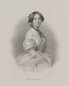 Porträtt av operasångerskan Henriette Sontag 1806-1854, ca. 1850. av Franz Xaver Winterhalter