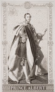 Prins Albert (1819-61) från "Illustrationer av engelsk och skotsk historia" volym II av Franz Xaver Winterhalter