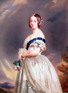 Drottning Victoria (1819-1901) 1842 av Franz Xaver Winterhalter