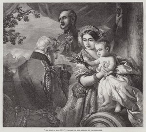Första maj 1851, målad för Hennes Majestät av Franz Xaver Winterhalter
