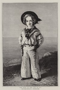 Kungen vid sex års ålder av Franz Xaver Winterhalter