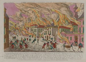 Fire, New York, cirka 1776