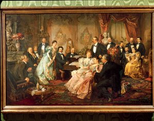 Österrike, Wien, En natt med Johann Strauss målning