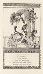 Illustration till Den vackra flickan av Pao av ​​Otto Julius Bierbaum, 1909-1910.