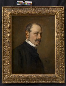 August Pettenkofen, målare av Franz von Lenbach