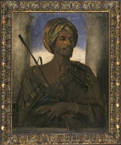 Porträtt av en arab av Franz von Lenbach