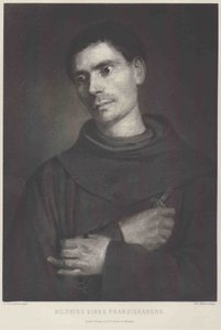 Porträtt av en franciskanermunk av Franz von Lenbach