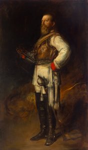 Friedrich Wilhelm, kronprins av Preussen, som Fredrik III, tysk kejsare av Franz von Lenbach