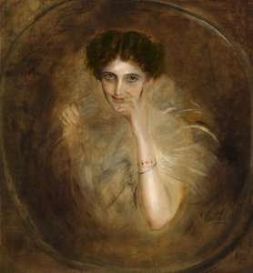 Lady Mary Victoria Leiter Curzon av Franz von Lenbach