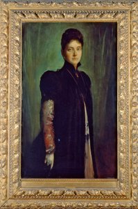 Marchesa di Montagliari av Franz von Lenbach