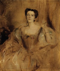Mary Lady Curzon från Kedleston av Franz von Lenbach