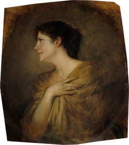 Mary Stuck (född Lindpaintner) av Franz von Lenbach