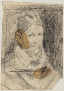 Påven Innocentius X efter Velázquez av Franz von Lenbach