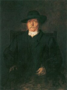 Porträtt av Otto von Bismarck av Franz von Lenbach