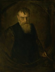 självporträtt av Franz von Lenbach