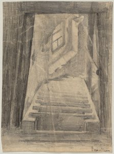 Trapphus (Kvinnornas torn) av Franz von Lenbach