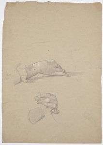 Handstudier av Franz von Matsch