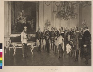 Besök av den tyske förbundsfursten den 8 maj 1908 på slottet Schönbrunn av Franz von Matsch