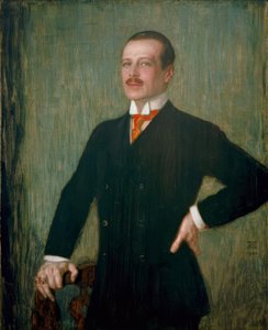 Ernst Ludwig av Hessen / Gem. Bit av Franz von Stuck