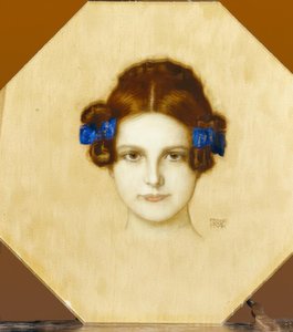 Franz von Stuck, Mary med blåa band av Franz von Stuck