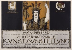 Sjunde internationella konstutställningen, München 1897 av Franz von Stuck