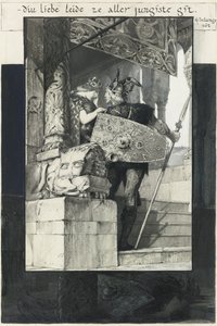 Siegfried och Kriemhild av Franz von Stuck