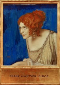 Tilla Durieux als Circe / F. v. Fastnat av Franz von Stuck