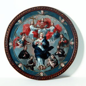 Nuns Shield (olja på koppar)