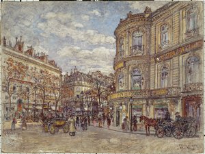 Franska: Le Pavillon de Hanovre, rue Louis-le-Grand av Frederic Anatole Houbron