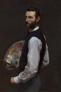 Självporträtt av Frédéric Bazille