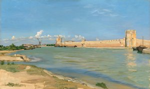 Västra vallarna vid Aigues-Mortes, 1867.