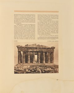 Aten. Parthenon. Västra fasaden av Frédéric Boissonnas